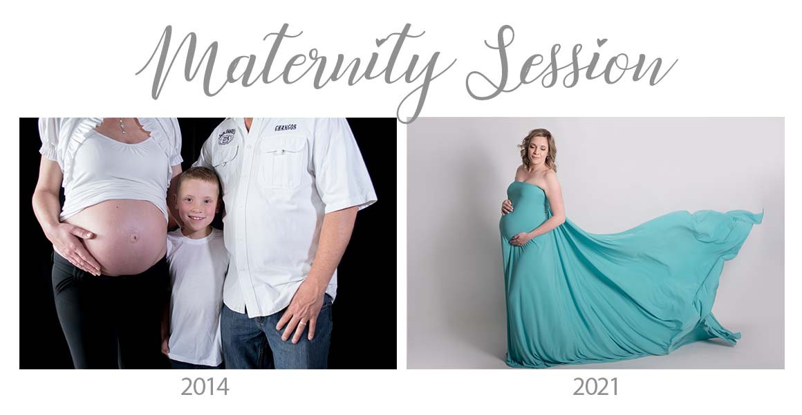 Maternity before and after